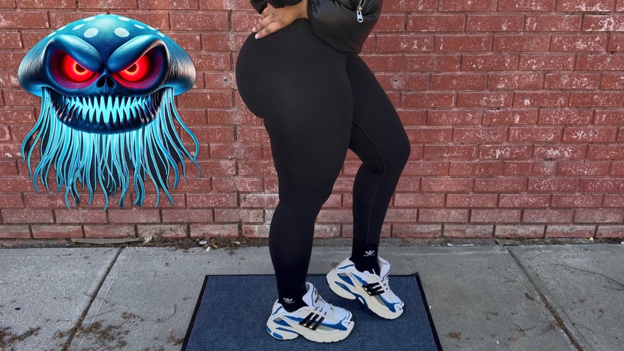 Adidas Adistar Jellyfish Pharrell Williams Royal Blue Sneakers on Feet