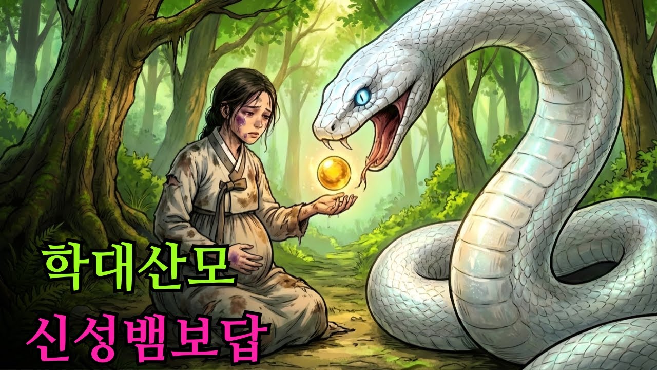 임신 중 학대받은 젊은 어머니에게 신성한 뱀이 나타나 그녀의 선행에 보답했다|민담 |전설 |설화 |옛날이야기 |오디오북
