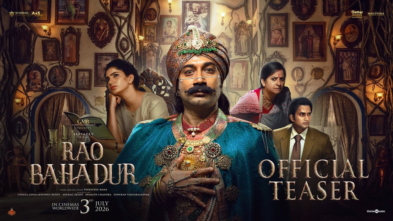 Rao Bahadur - Official Teaser | Satya Dev | A Venkatesh Maha Film | GMB | SriChakraas | A+S Movies