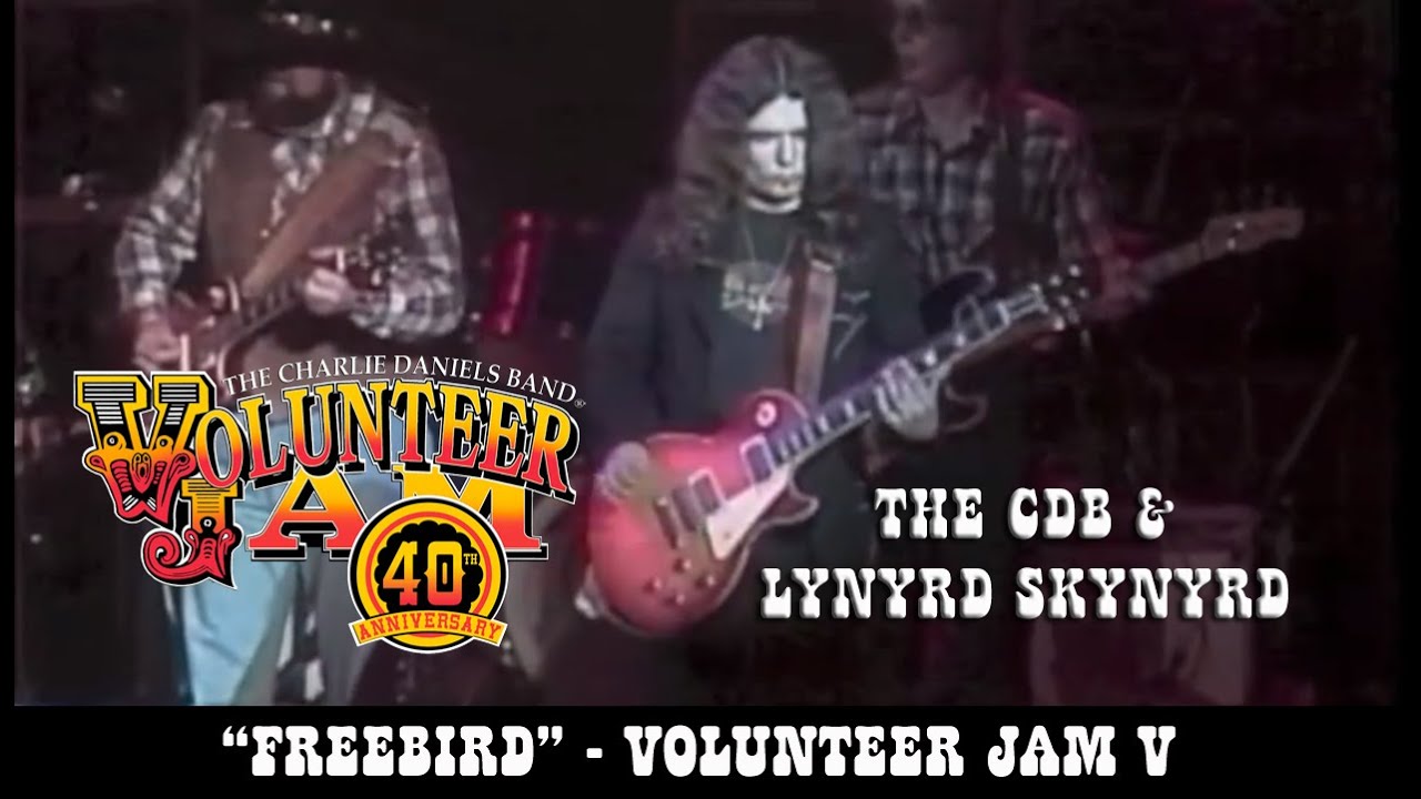 Free Bird - The Charlie Daniels Band & Lynyrd Skynyrd - Volunteer Jam V