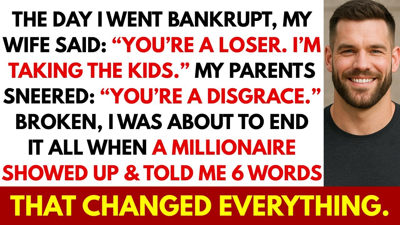 The Night I Lost Everything, A Millionaire Showed Up And Told Me 6 Words I’ll Never Forget...