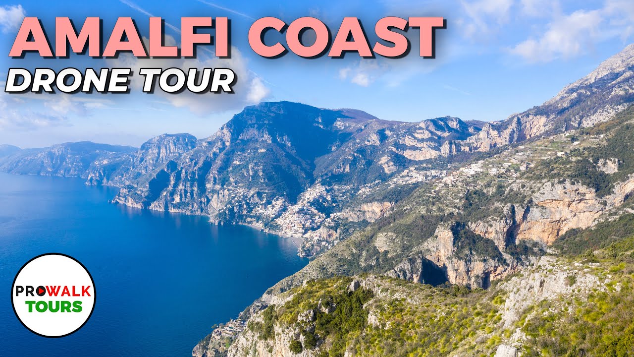 Italy's Amalfi Coast Drone Tour in 4K