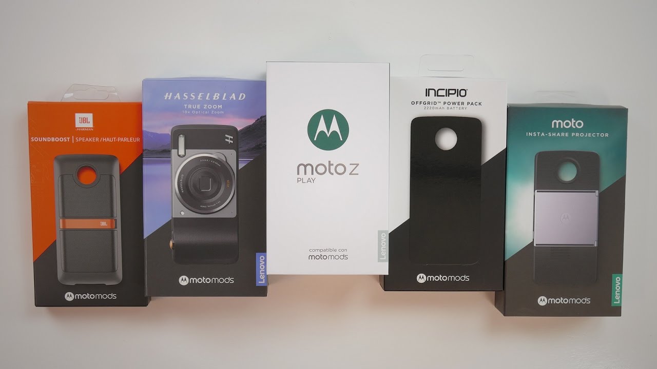 [MEGA Unboxing] Moto Z Play + TODOS los Moto Mods