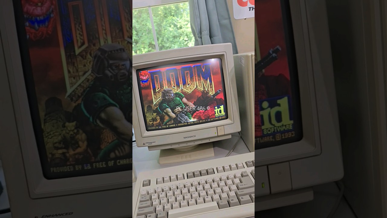 it's 1993 & you startup DOOM shareware version #gaming