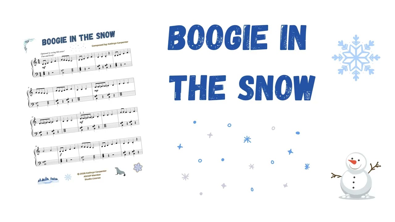 "Boogie in the Snow" (Audio/Backing Track)