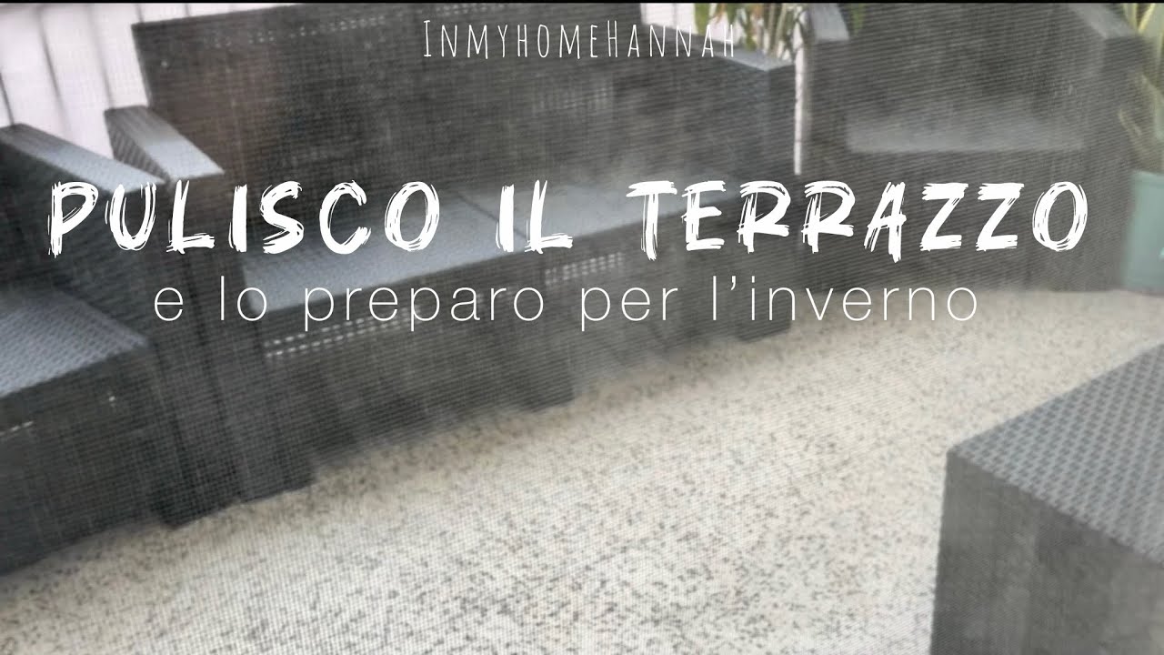 Preparo il mio terrazzo per l’inverno + pulizia della lavanderia! 🧼-Inmyhome🩷Hannah🩷