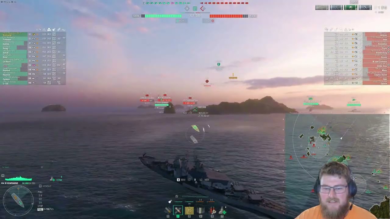 Kearsarge set-up and Victory on the alt.