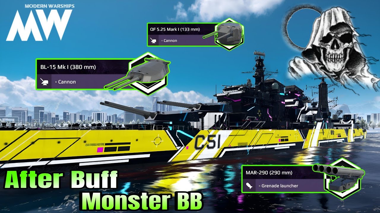 After Rebalance 🔥 Most Deadliest BB ☠️ Better Then Alsace!! 🤔 - Modern Warships 