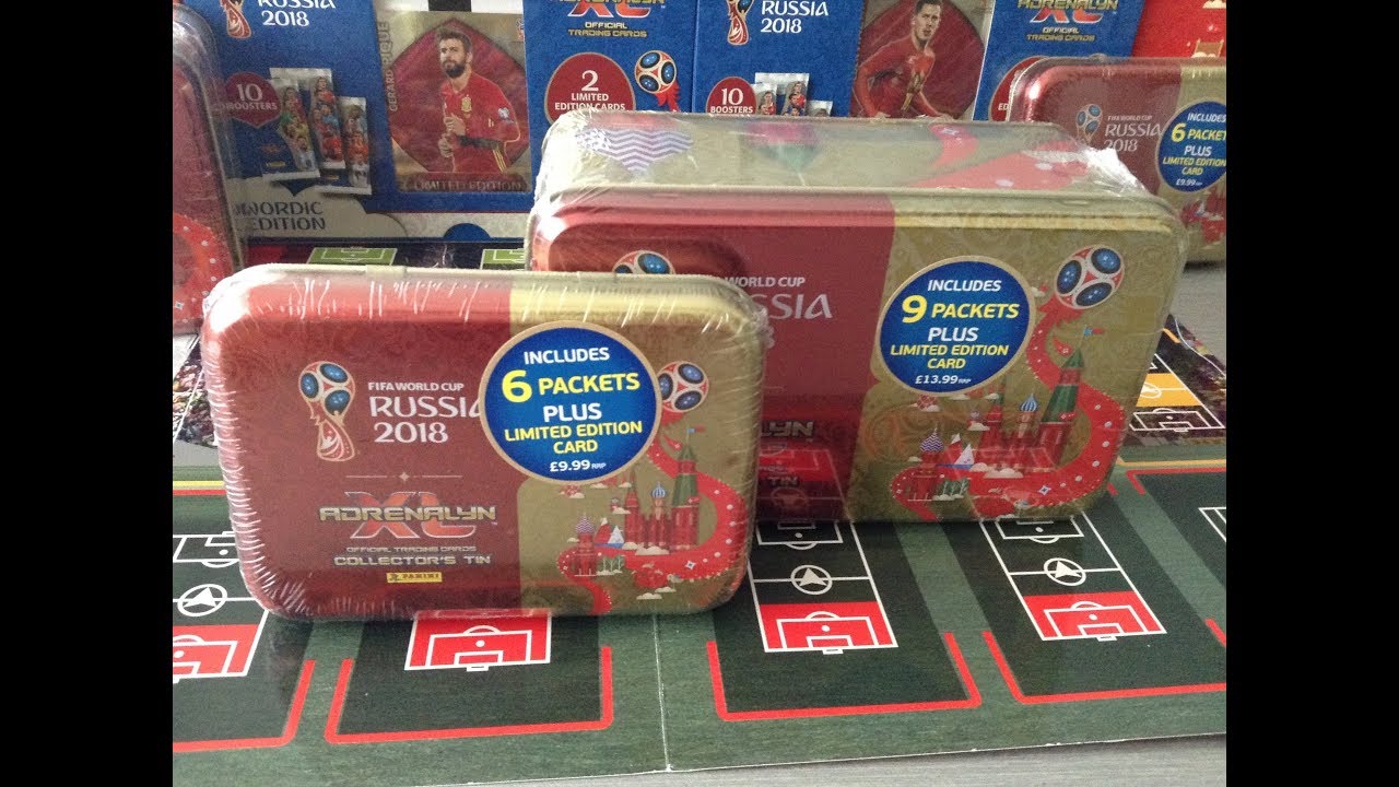 PANINI AXL WORLD CUP 2018 ***UK MINI & BIG TIN/2 LE &TM***