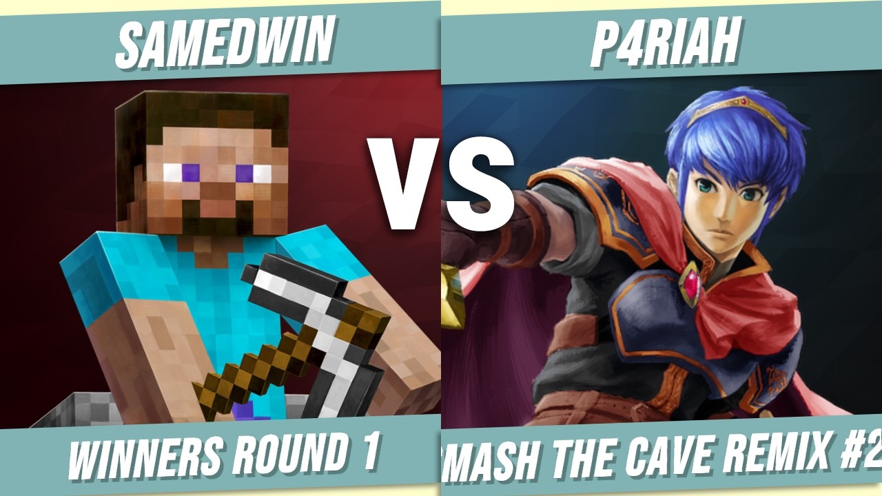 samedwin (Steve) vs p4riah (Marth) | Smash the Cave REMIX #23 - Winners Round 1