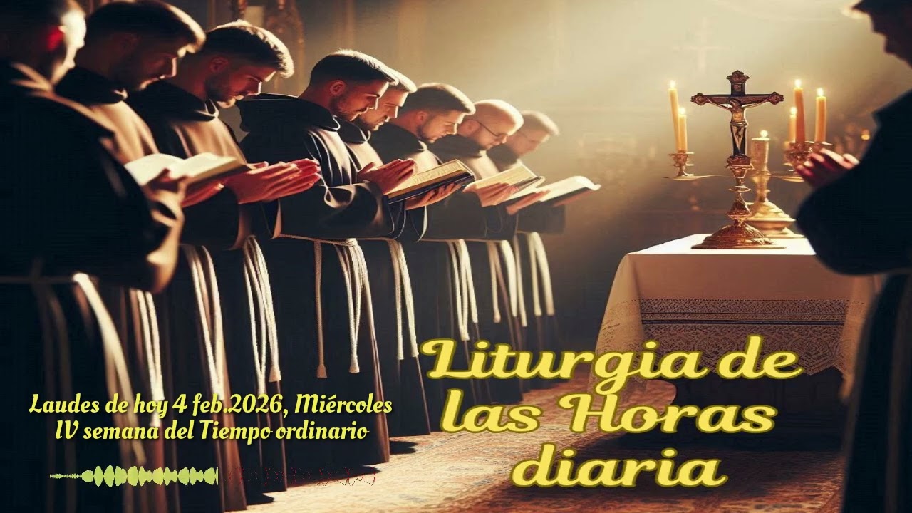 Laudes de hoy 4 feb.2026, Miércoles IV semana del Tiempo ordinario