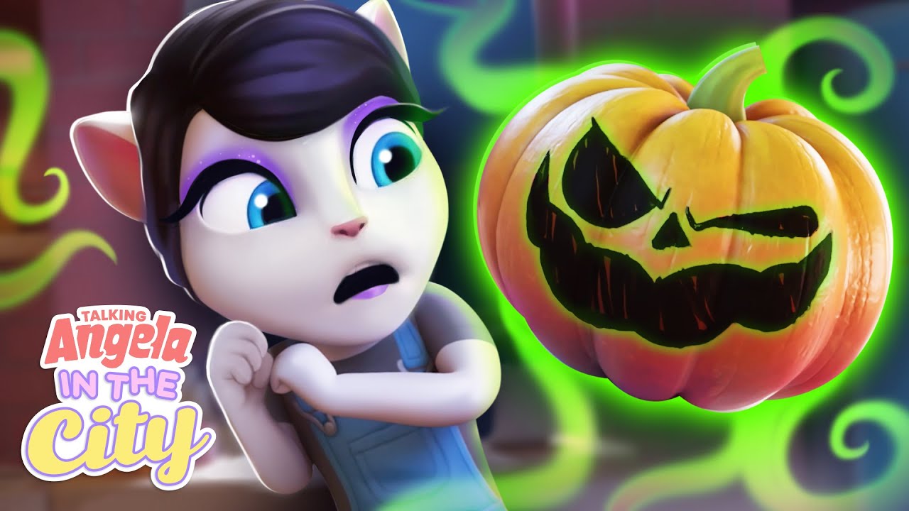 The Spooky Pumpkin 🎃 Talking Angela: In The City (Episode 13)
