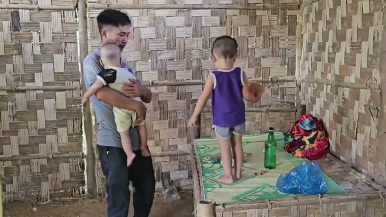 Full Video. Father Returns Home to Clean, Fix Water Pipes, and Make a Hammock.