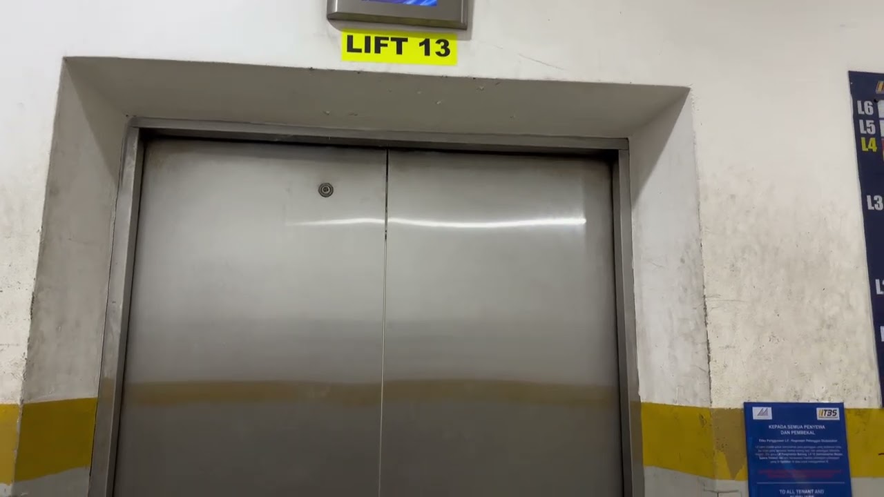 A OTIS Service Elevator at Terminal Bersepadu Selatan, Kuala Lumpur, Malaysia. (Lift 13)