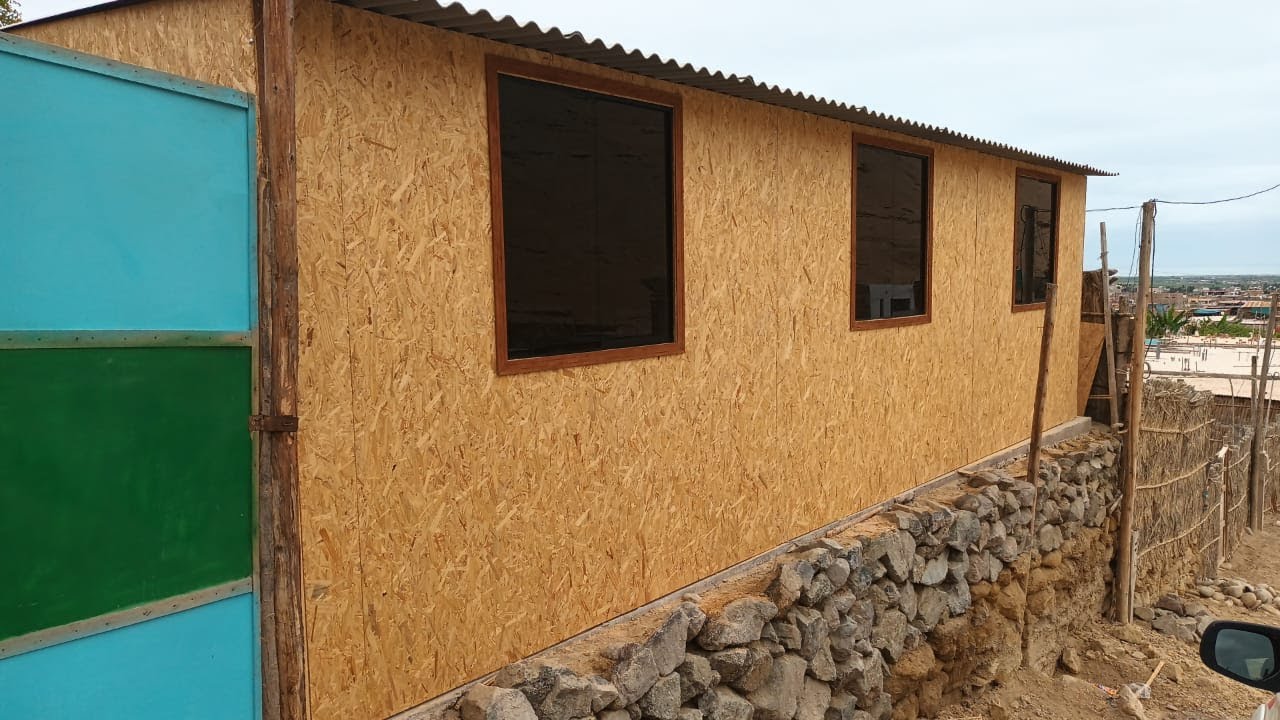 CASA PREFABRICADA DE MADERA Y OSB 5 X 8 DONACION