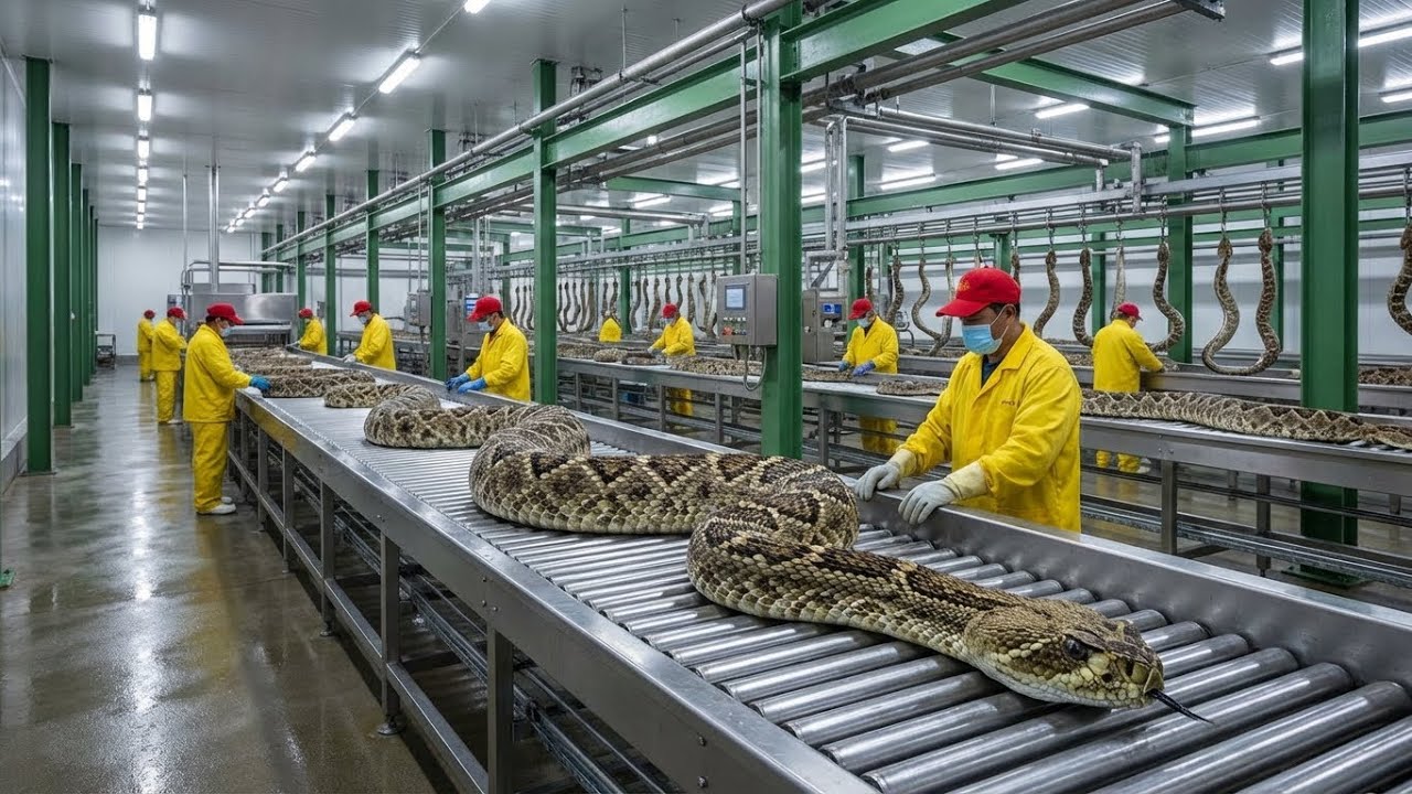 Inside the Crotalus Atrox Factory: How Raw Hide Turns Into Reflective Fabric (Full Process)