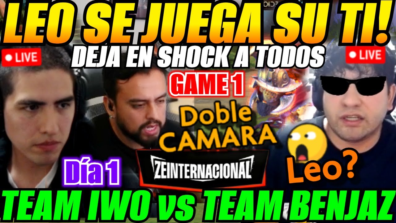 😲Leo sorprende en su DEBUT! Día 1 ZEINTERNACIONAL!😲Team Iwo vs Team Benjaz GAME 1