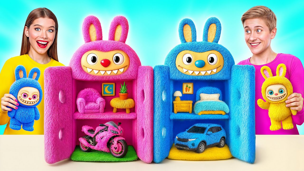 Строим Удивительный Кукольный Домик для Лабубу от Multi DO Smile