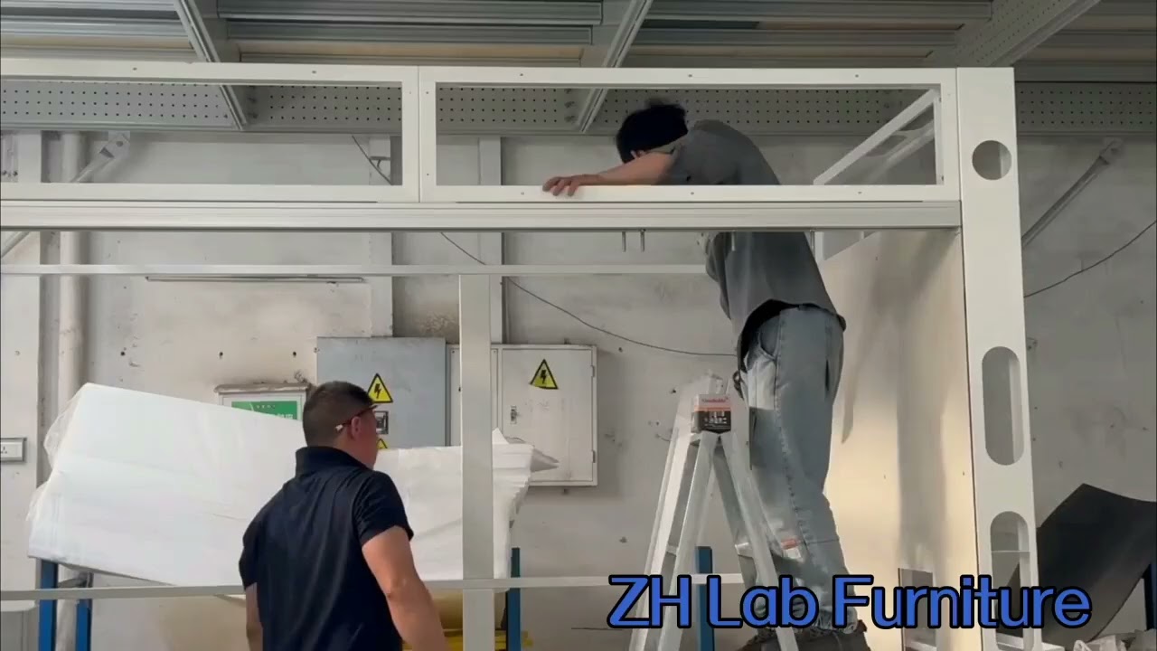 Lab Ventilation System Installation - ZH LAB Furniture