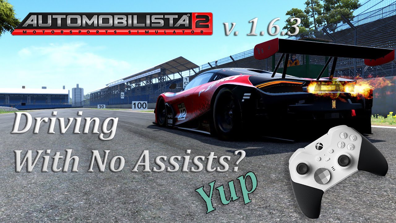AMS2 Driving With No Assists? Yup! w/Elite2 Controller