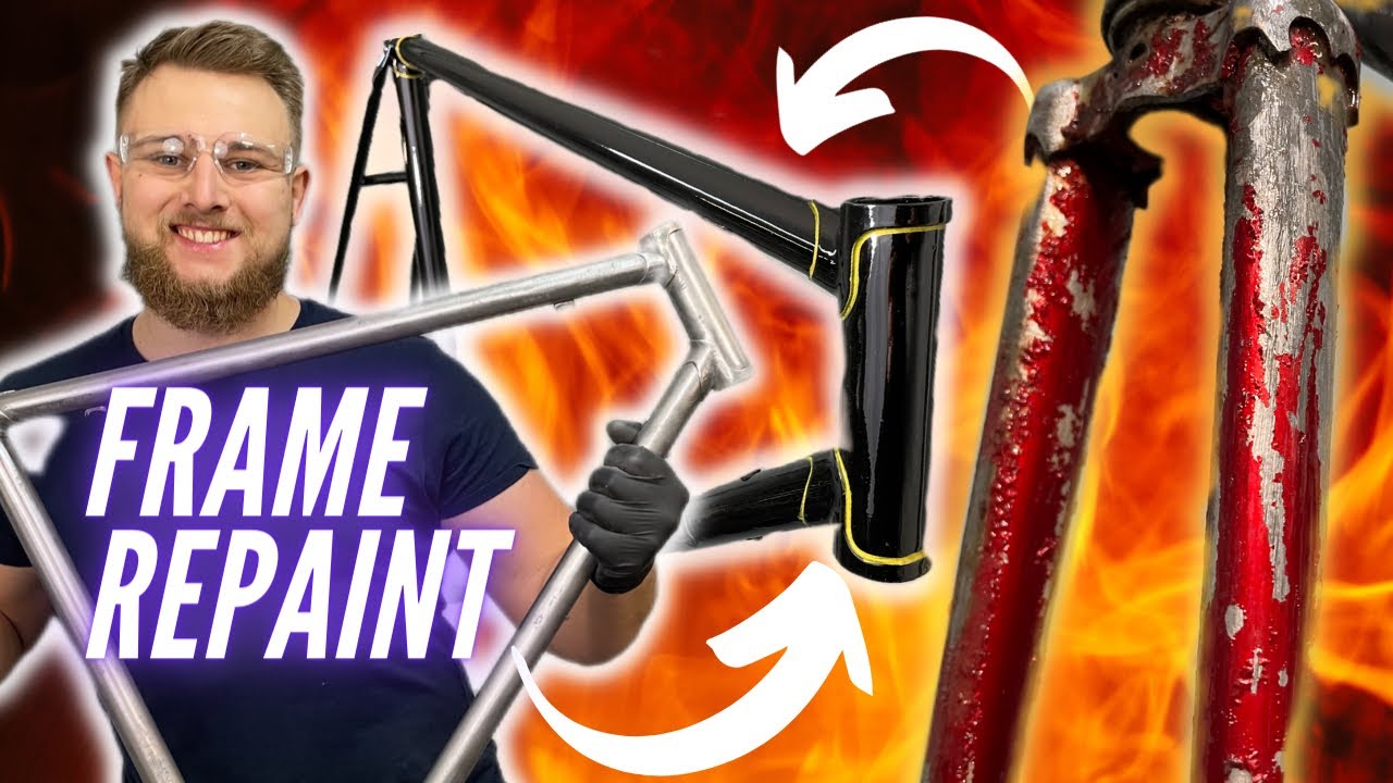 Motobecane Frame Custom Painting Vintage #Bike #Restoration #Project