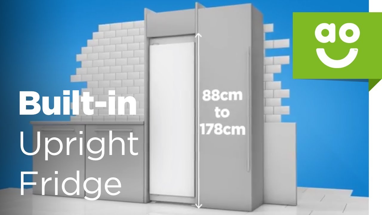 Integrated Upright Fridges Measurement Guide | ao.com