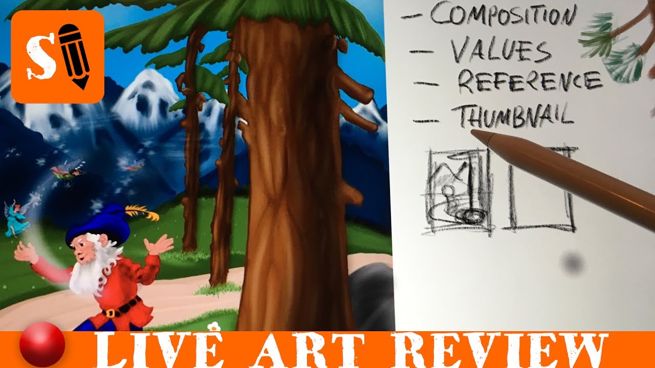 Stayf Draws LIVE Art Review
