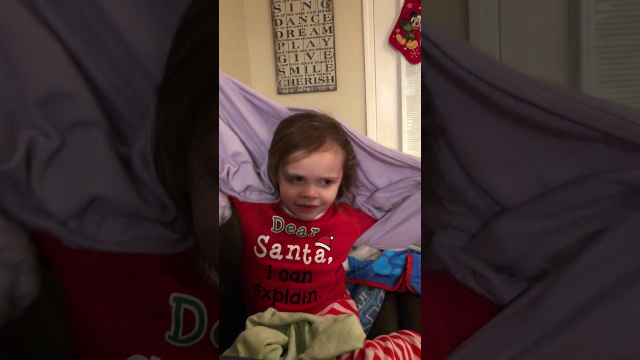 Emmy ate all of Santa’s cookies