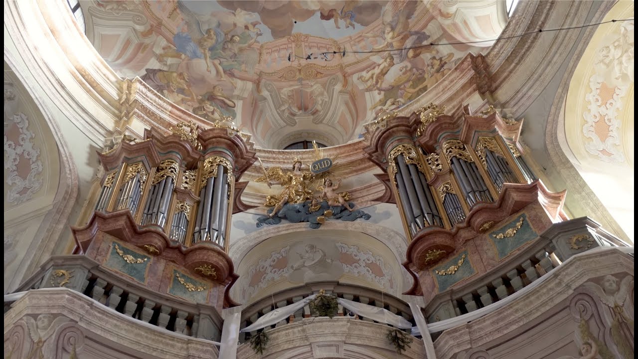 Mše svatá spojená s žehnáním varhan. Křtiny, 3.12.2023 - 1. neděle adventní.