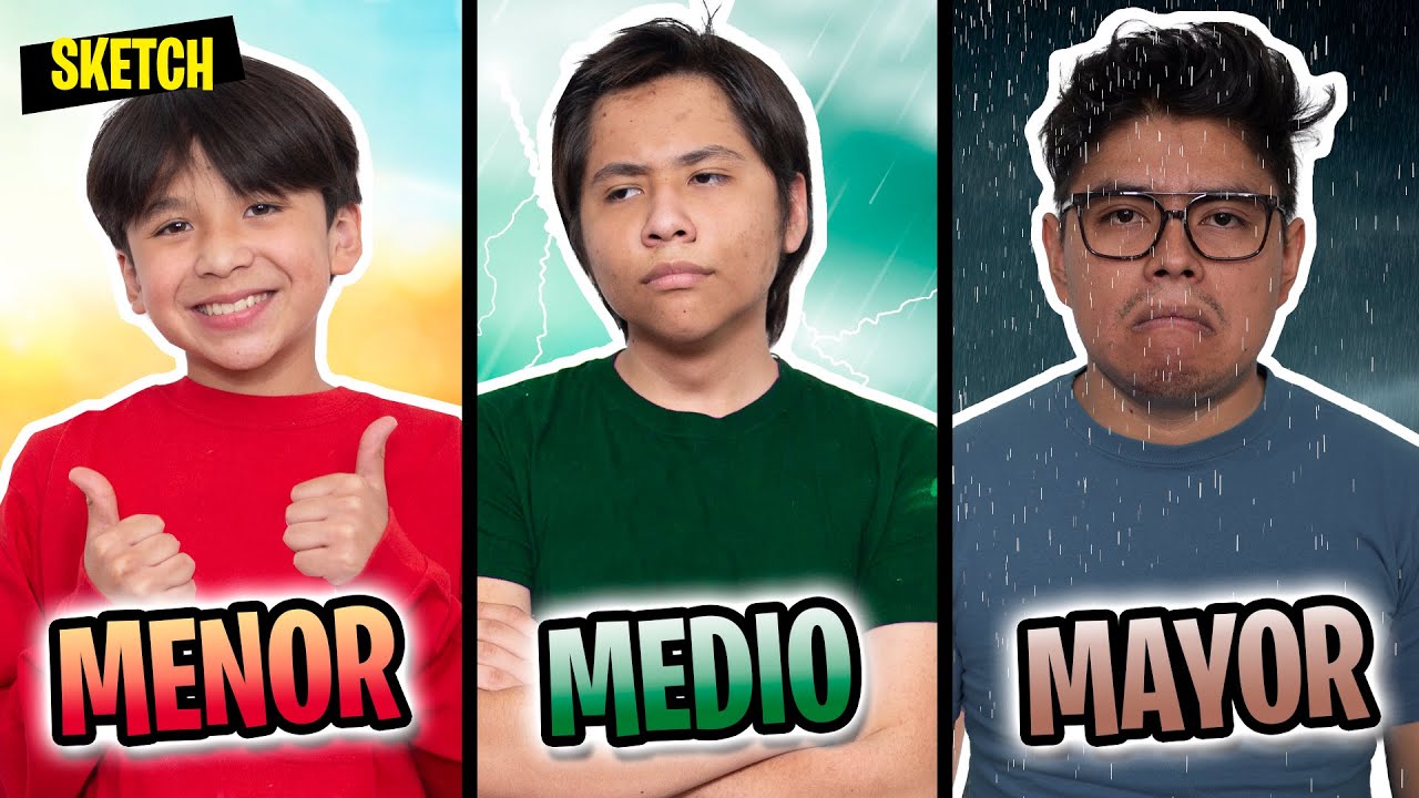 HERMANOS: Mayor vs del Medio vs Menor 👨&zwj;👦&zwj;👦 | SKETCH