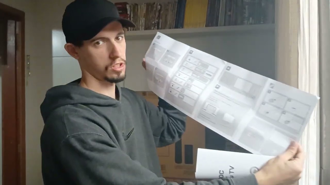 Unboxing TV Led 43 AOC Roku TV