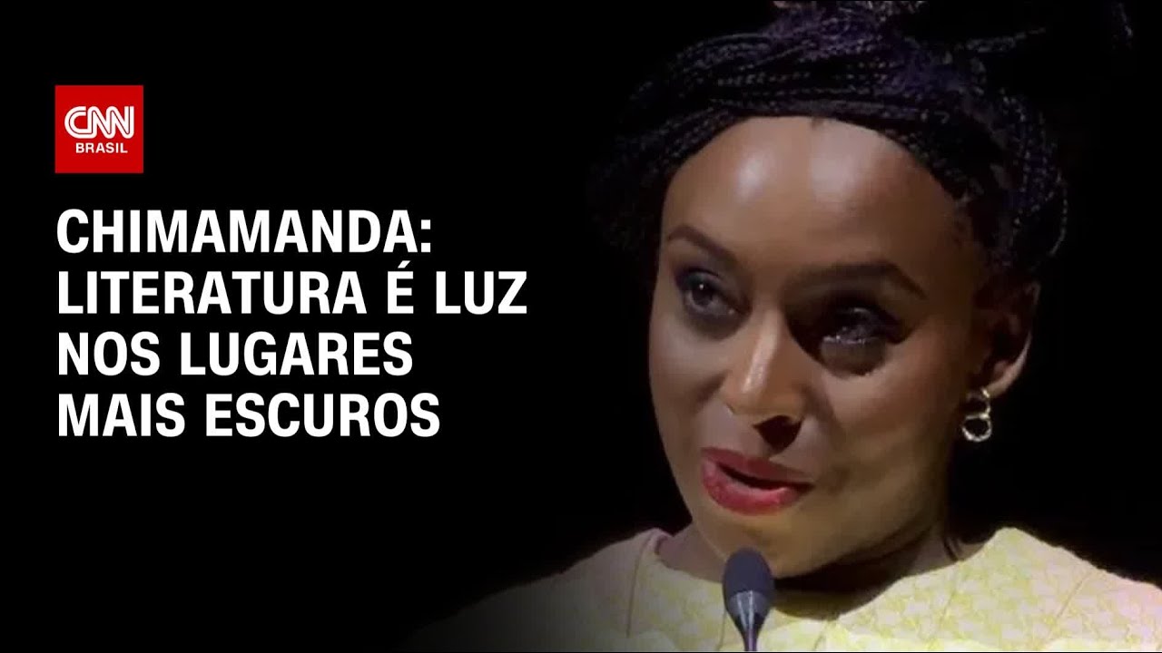 Literatura é luz até nos lugares mais escuros, diz Chimamanda Ngozi Adichie | LIVE CNN