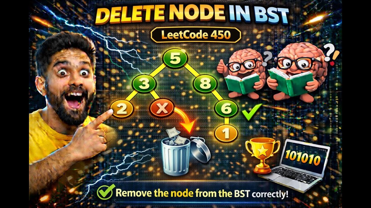 Delete Node in binary search tree