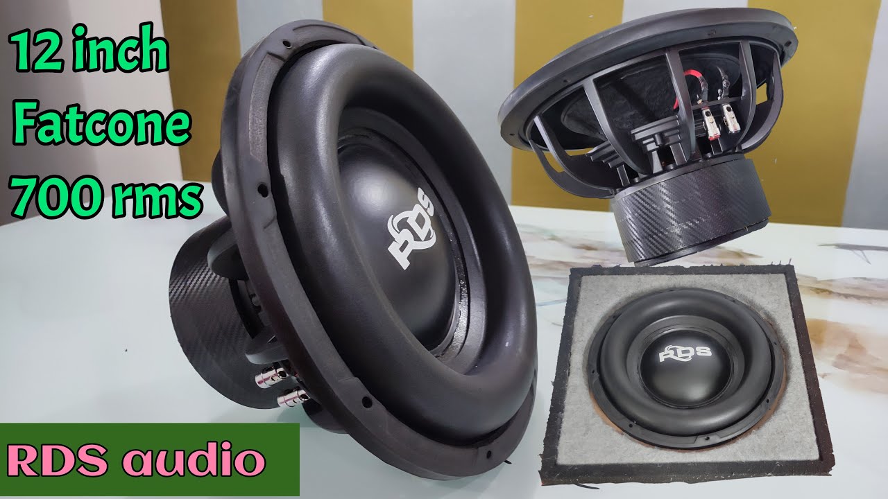 Ultra Fat cone , 12 inch, 700 RMS / RDS audio/ low bass subwoofer/ relaunched with imported fat cone