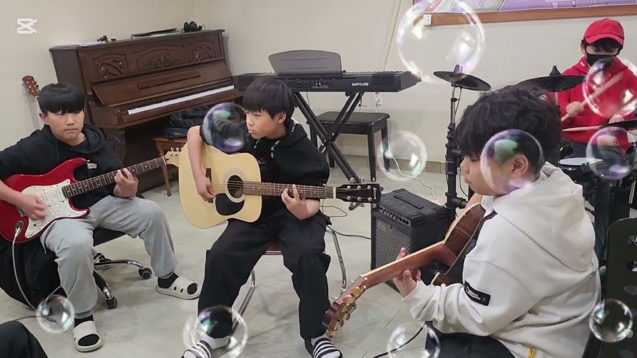 (안산신길동밴드학원) KH실용음악학원 초등부 밴드수업 합주영상 /데이식스의 예뻣어
