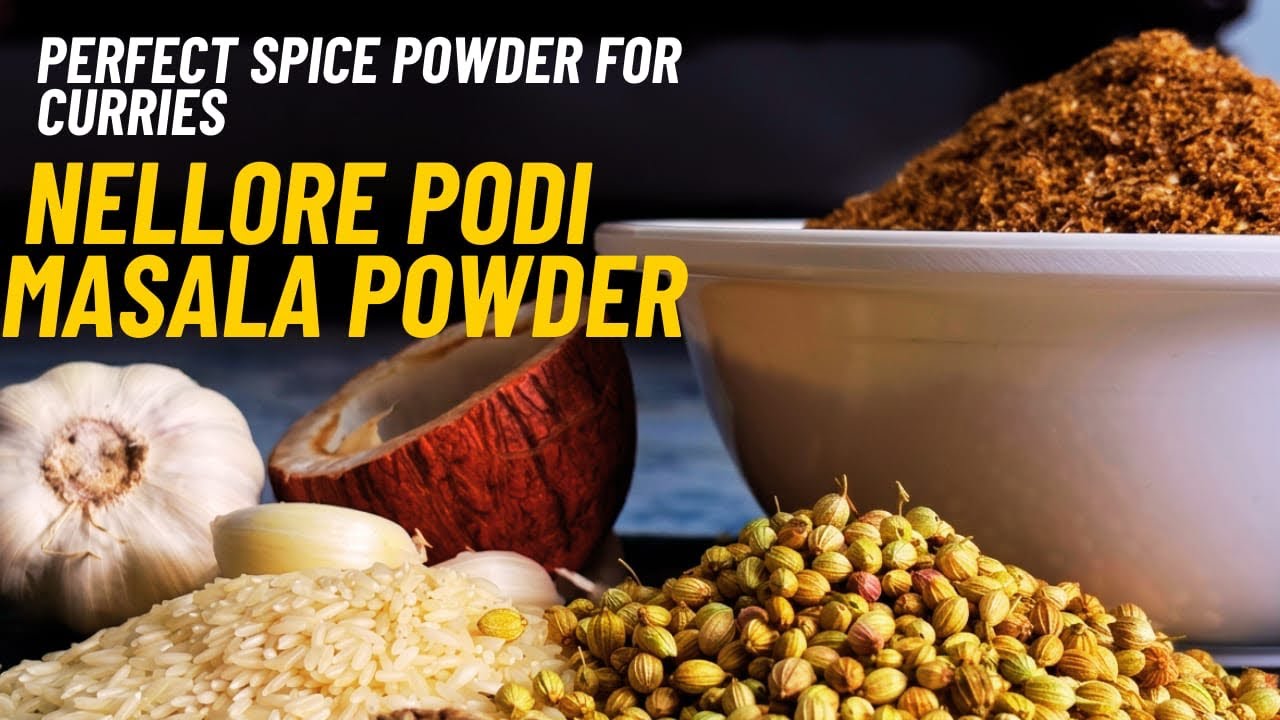 Andhra Style Nellore Masala Podi | Perfect Spice Powder for Curries|Strong and Aromatic spice mix