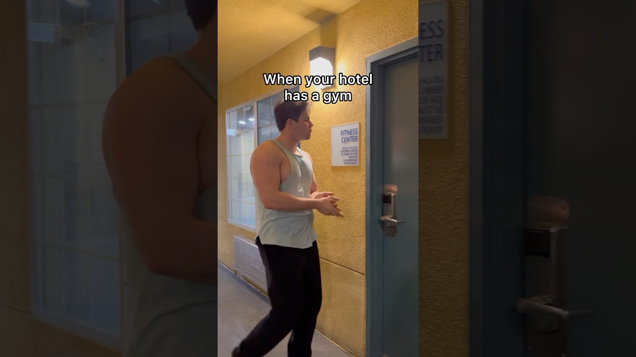 When your hotel has a gym