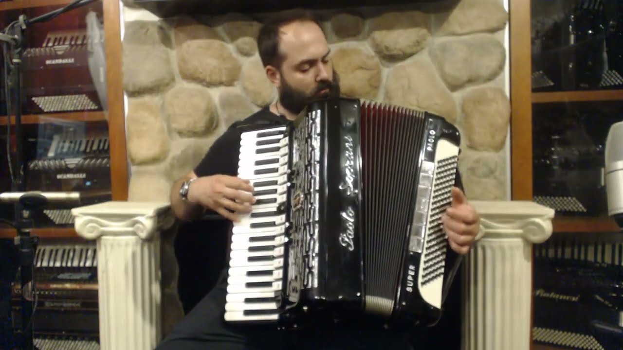 6296 - Black Paolo Soprani Super Paolo Piano Accordion LMMMH 41 120 $4999