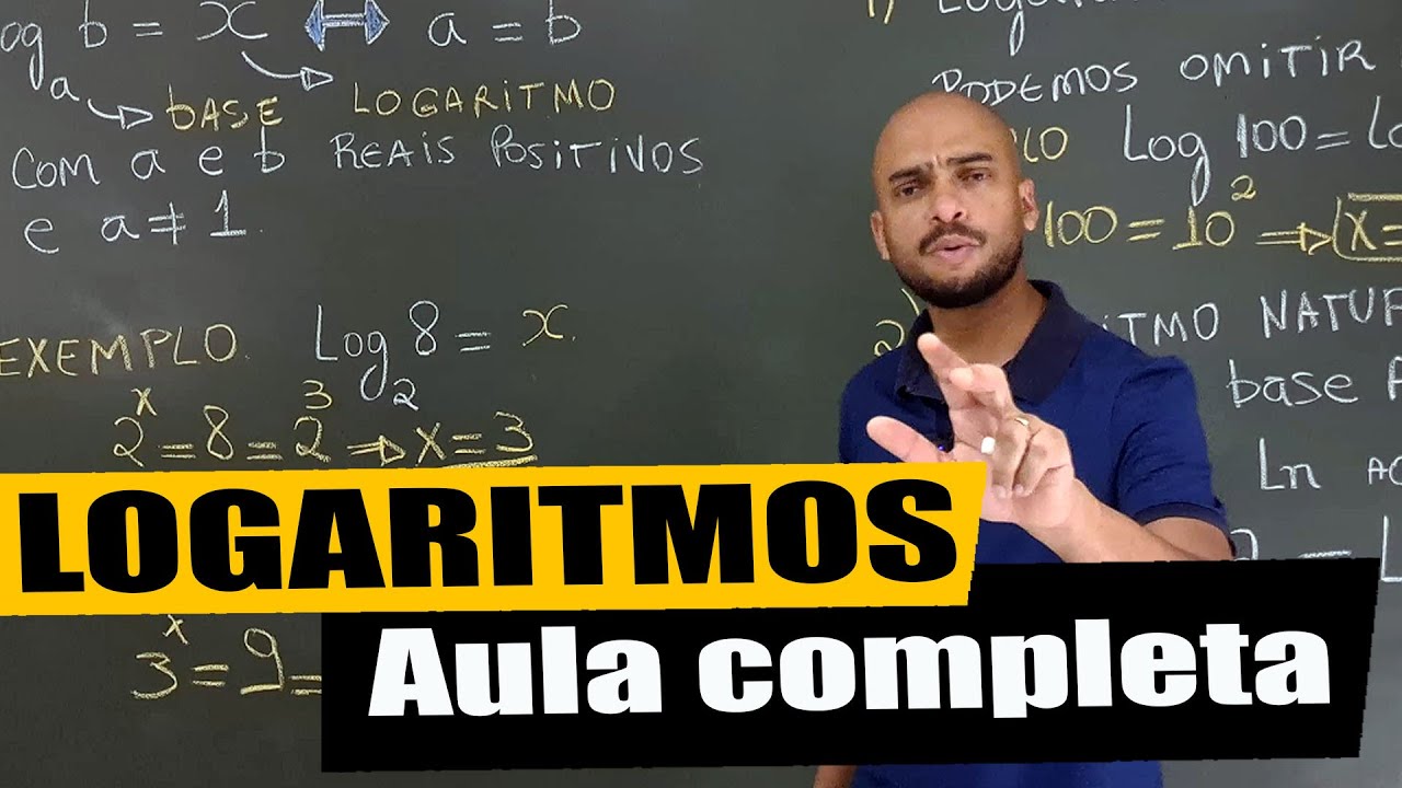 LOGARITMOS - Aula completa - Prof Rodrigo Ribeiro