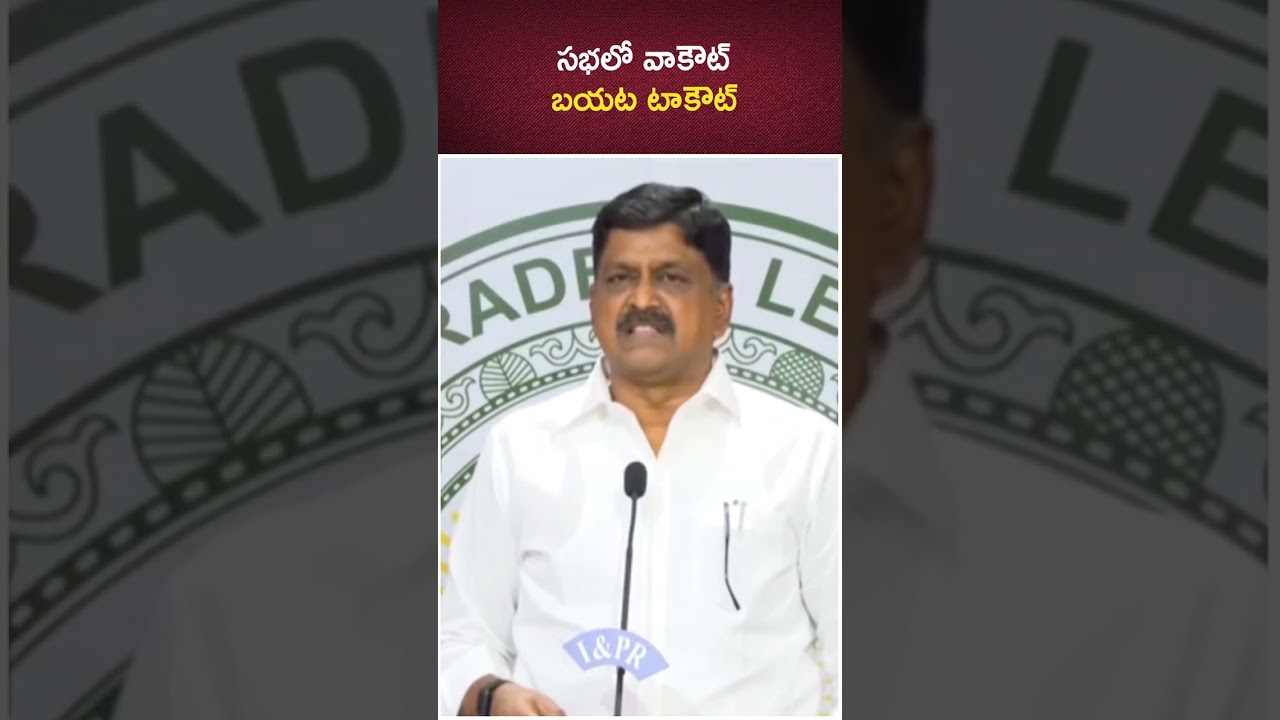 సభలో వాకౌట్, బయట టాకౌట్ పార్టీ..! | AP Finance Minister Payyavula Keshav #andhrapradesh