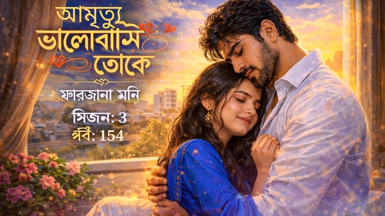 আমৃত্যু ভালোবাসি তোকে। পর্ব ১৫৪। সিজন : ৩।পূর্ণতা পেল ভালোবাসা।  নতুন জীবনের প্রথম সকাল |