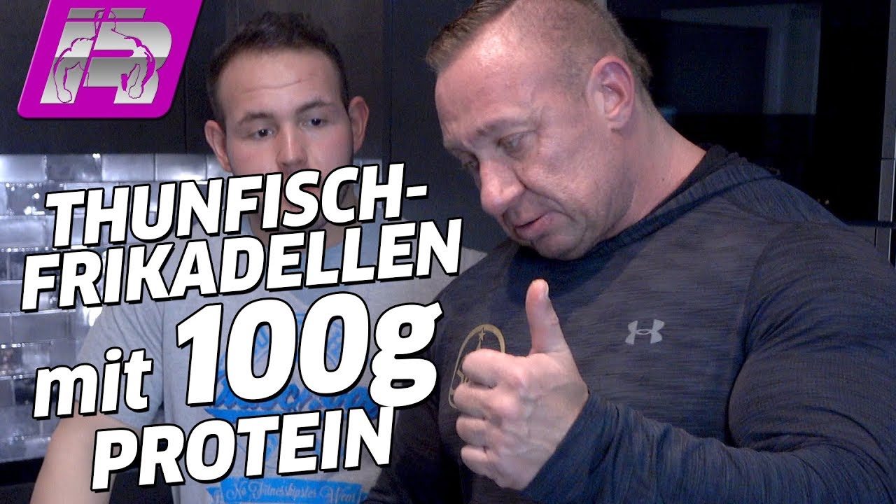 Markus backt Thunfisch Frikadellen mit 100g Protein