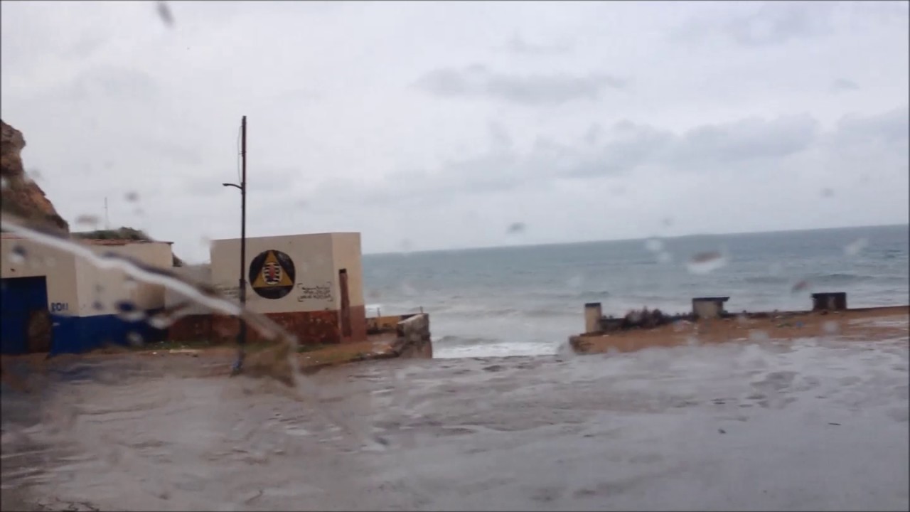 BENI SAF: La route de la plage sidi boucif vers le Port