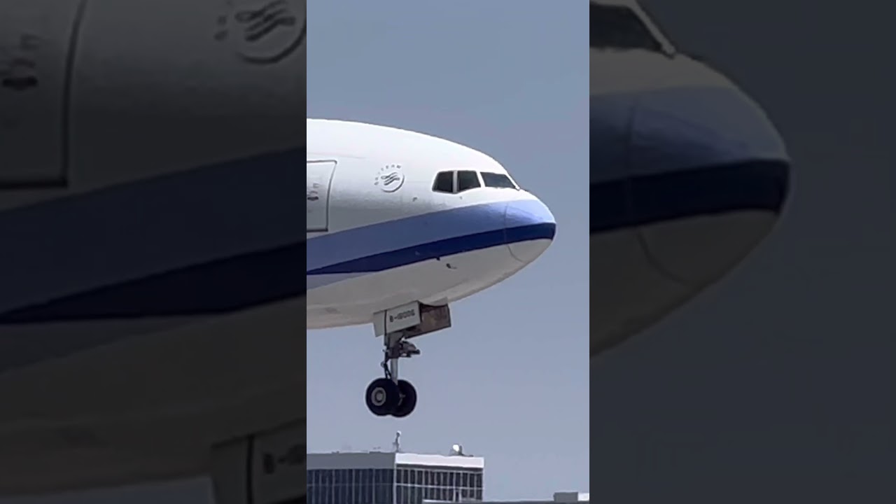 Boeing 777-35N(ER) B-18006 LAX Landing