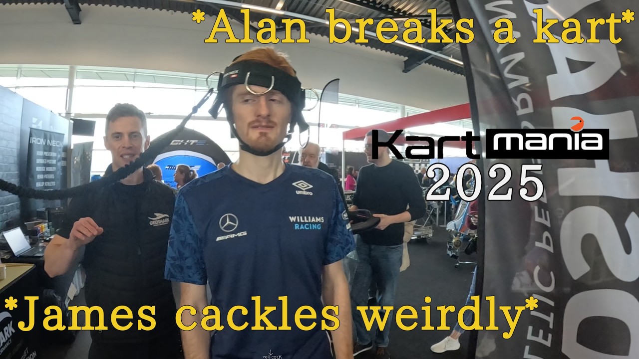 AJracing1 Goes to Kartmania 2025 #silverstone #kartmania #vlog #idiots #funny 