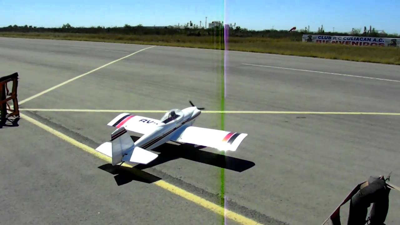 Great Planes 1/4 RV4 rc en la pista de culiacan dle 20cc CLUB BITACHES CULIACAN