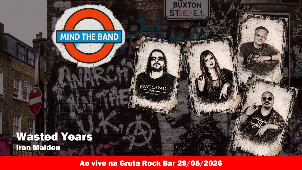 Wasted Years (Iron Maiden) - Cover ao vivo | MIND THE BAND (A Gruta Rock Bar, 29/05/2026)