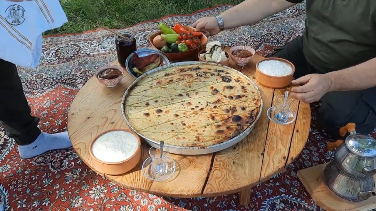 Traditional Albanian Food: How to Make Flia | Unique Balkan Dish