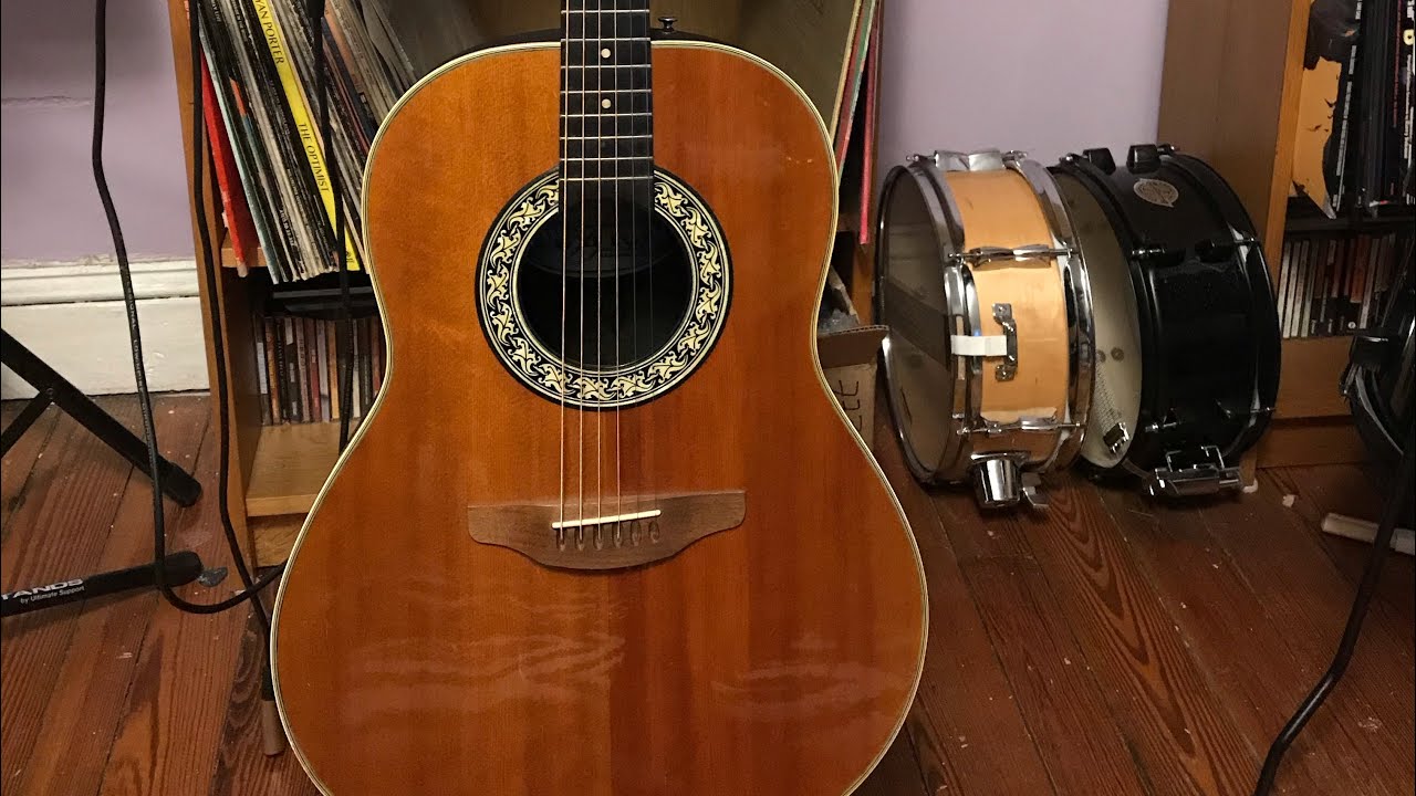 1981 Ovation Balladeer Acoustic Guitar Demo