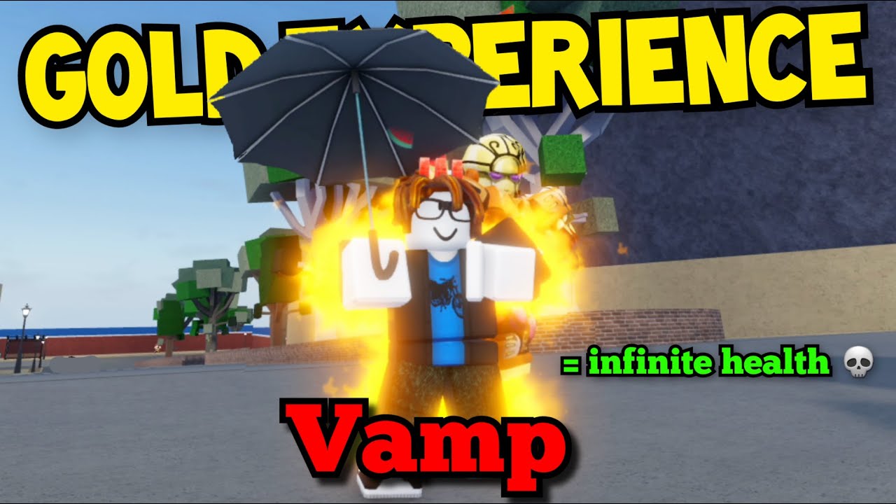 [YBA] Ge & Vampire = Infinite Health 💀